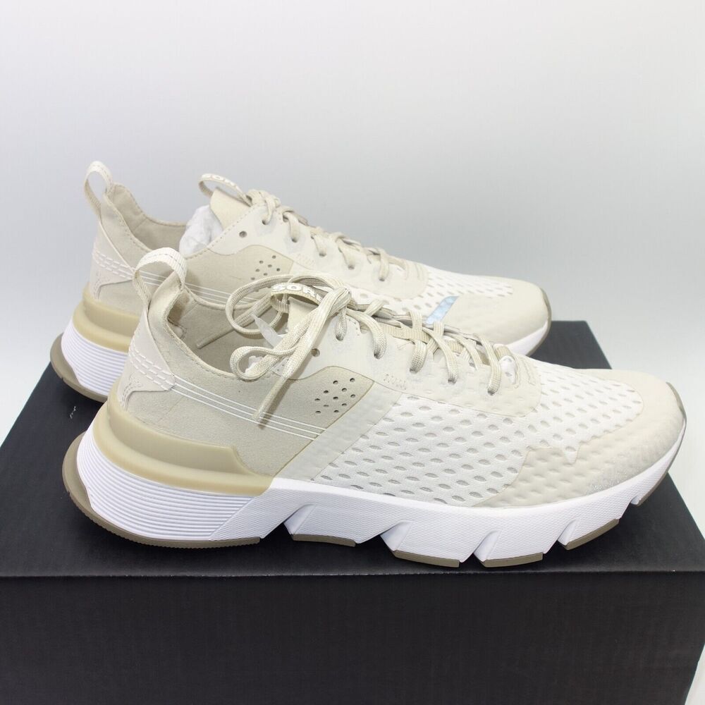 NEW Sorel Men's Kinetic Rush Mesh Sneaker Fawn White Cream Ivory Men's Size 7